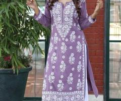 Breathe In Lucknow's Charm: Exquisite Chikankari Dresses Online