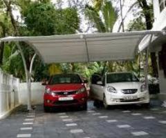 PVC Modular Outdoor Car Parking Shed