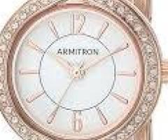 Armitron Women's Swarovski Crystal Accented Bangle Watch