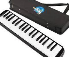 Swan 37 Key Melodica with Case (Black)