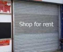 Shop on Rent Available