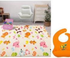 LuvLap Jungle Theme Double Sided Water Proof Baby Play Mat