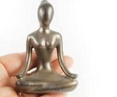 Antique Yoga Man Figurine