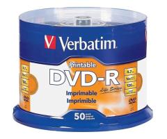 Verbatim DVD-R 4.7GB 16x Recordable Media DVD