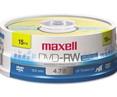 Maxell 2x DVD-RW Media - 4.7GB