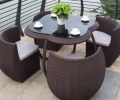 Comfy Garden Chair Set for 4 Peoples