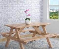 Outdoor Seating - Spann Solid Wood 4 Seater Patio